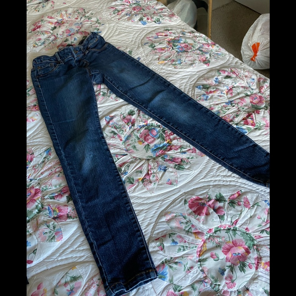 ARIZONA JEAN JEGGINGS, ELASTIC ADJUSTABLE WAIST BAND, 10 GIRLS